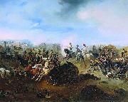 Bogdan Villevalde Battle of Grochow 1831 by Willewalde oil painting artist